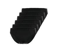 6 Pack Mini Briefs Cotton & More by Ammann 700711 M-6XL Black and Night Blue