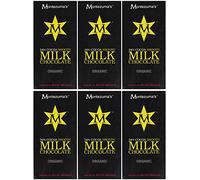 (6 PACK) - Montezumas Organic Smooth Milk Chocolate Bar | 12 X 100g | 6 PACK - SUPER SAVER - SAVE MONEY