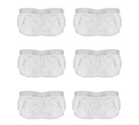 6 PACK Mop Cloth Pads Compatible with Polti Vaporetto Smart 100Powerfresh Mop Series, Steam Cleaner Accessories