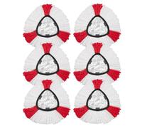 (6 Pack) Mop Head Replacement Compatible with Vileda Turbo