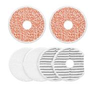 6 Pack Mop Pads, Compatible for Bissell SpinWave + Vac Cordless 37643/3764, All-in-one Powered Spin Mop & Vacuum.