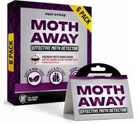 6 Pack Moth Traps - Foldable Design For Pantry, Kitchen, Wardrobe & Storage Use