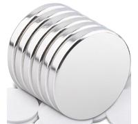 6 Pack Neodymium Magnet Strong,20x3mm Rare Earth Magnets Heavy Duty,Small Round Disc Magnet Mini Round Craft Magnets for DIY Indurtial Whiteboard Kitchen Cabinet Scientific Models