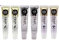(6 Pack) NICKA K Clear Lip Gel (Argan Oil 2pcs & Rosehip 2pcs & Clear 2pcs)