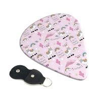 6 Pack No Drama Llama Guitar Picks, Bass Electric Acoustic Guitar Ukulele Accessories, Medium Guitar Picks Plectrums with Organizer Bag