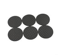 6 Pack Non Slip Treadmill Mats for Fitness Machines Wear Resistant PU and Gel