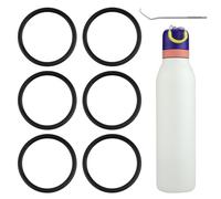 6-Pack O-ring for Owala FreeSip Twist Insulated Stainless Steel Water Bottle，Gaskets compatible with Owala FreeSip Twist 18oz 24oz Insulated Stainless Steel Bottle.