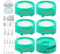 [6 Pack] Odor Neutralizer Technology Replacement Cartridges: Compatible with Shark AZ3000 AZ3002 HZ3000 HZ3002 HZ702 IZ862H IZ562H ZD550 ZU102 LA702 Vacuum Cleaner & Air Purifier - 1541FC3000 Original