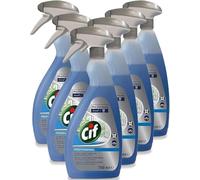 6 Pack of 750ml Cif Professional Formula Glass & Multi-Surface Cleaner Streak and Smear
