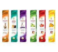 6 Pack of 8 Incense Stick- Four Seasons Premium Quality/Aroma Therapy and Fruity Fragrance