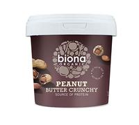 6 Pack of Biona Organic Peanut Butter Crunchy 1000 g