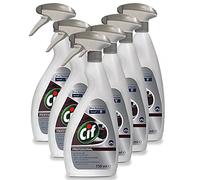 6 Pack of Cif Professional Formula Wood Polish Spray Bottle with long lasting fresh fragrance, 750ml