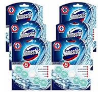 6 Pack of Domestos Power 5 ToiletBleach Toilet Blocks with 5 Benefits and Long Lasting Fragrances for Removing Limes and Bacs for Maintaining Freshness