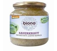 6 Pack of Gluten Free Biona Organic Demeter Sauerkraut 680 g