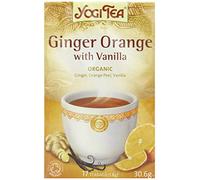6 Pack of Gluten Free Yogi Tea Ginger Orange with Vanilla Tea 17 Bag