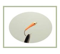 6 Pack of Gold Bead Orange Buzzer, SIght Bob Killers Trout Flies Choice (10/12)