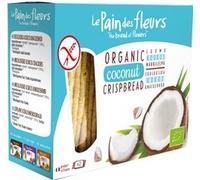 6 Pack of Le Pain des Fleurs Organic GF Coconut Crispbread 125 g