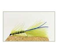 6 Pack of Olive Blue Flash Damsel Size 10, Trout Fishing Flies