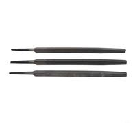 6 Pack of Triangular Files, 6 Inch Steel Files Set, Medium Toothed, Suitable for Metalworking, Wood Sanding