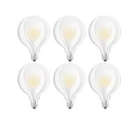 6-Pack Osram LED Star Classic Globe G95 8.5W=75W E27 Matt 1055lm Warm Dimmable