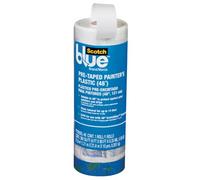 6 Pack - Painter's Plastic, Pre-Taped, 48 In. x 90 Ft. - PT2093EL-48