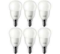 6-Pack Philips LED CorePro Drop Bulbs 7W E14 Matt 2700K 806lm