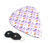 6 Pack pi day happy Guitar Picks, Bass Electric Acoustic Guitar Ukulele Accessories, Thin Guitar Picks Plectrums with Organizer Bag