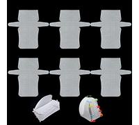 6 Pack Plastic Mesh Wrap for Bags Handbags Woven Frames Crochet Projects Sheet Making for Embroidery Work as Well as Knitting, Plastic, Canvas, Cross Stitch, 6