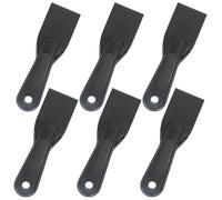 6 Pack Plastic Putty Knife Set, 2" Flexible Paint Scraper Tools for Spackling, Drywall Repair, Patching, Plastering, Caulking, Wallpaper Removal, Non-Scratch Spackle Knife & Putty Scraper