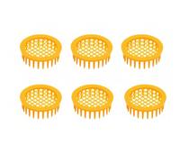 6 Pack Plastic Queen Bee Cage, Reusable ABS Beekeeping Tool for Queen Introduction Isolation, Ventilated Design