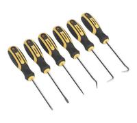 6 PACK Precision Microtip Screwdriver & Pick Hook Set - Mini Slotted Phillips