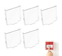 6 Pack Protective Fire Alarm Covers,Clear Dust Cover,9cm*9.5cm*1.5cm
