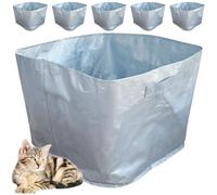 6 Pack Refill Liners A Compatible with Modkat Flip Litter Box, Waterproof and Scratch-Resistant Cat Box Liners for Type A