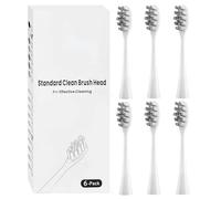 6 Pack Replacement Brush Heads Compatible with Oclean Electric Toothbrush Heads for Oclean Spark, Flow, X Pro, X Pro Elite, X Pro Digital, X Lite, X10, X Ultra, Air2, F1 (White)