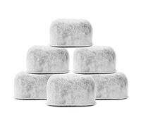6-Pack Replacement Charcoal Water Filters Compatible with Breville BWF100 and Keurig Brewers - Premium Activated Charcoal Filters for All Breville Coffee Makers and Keurig 2.0 & 1.0 Machines