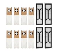6-Pack Replacement Filter and Dust Bags Kit for Eufy S1 Pro Vacuum Cleaner, Nylon + Non-Woven Fabric Spare Parts for Pet Hair and Capture, Easy Install Maintenance Accessories