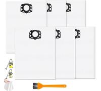6 Pack Replacement Filter Bags Compatible with Karcher vacuum WD4 WD5 WD5/P MV4 MV5 MV6 Wet & Dry Vacuums Replacement cleaner bags