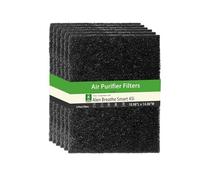 6 Pack Replacement Filter Compatible with Alen BreatheSmart 45i & Flex Air Purifier,Activated Carbon Flex Filter for Alen Air Purifiers Filters Replacement, Captures Dust,Odors