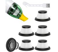 6 Pack Replacement Filter Compatible with Horsepower Duck Compact Cordless Vacuum Cleaner AS Seen On TV, Washable and Reusable Vacuum Hepa Filters Accessories