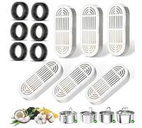 6 Pack Replacement Filters & 6 Pack Replacement Pre-Filter Sponges for 134oz Automatic Pet Fountain and 134oz Stainless Steel Cat Water Fountain Dog Water Dispenser (6pack)