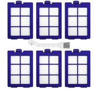 6-Pack Replacement Filters for eufy X8/X8 Hybrid Robot Vacuum - HEPA Washable Filter Accessories with 3-Layer Filtration System, Compatible with RoboVac X8