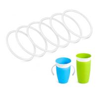 6 Pack Replacement Gaskets Compatible with Munchkin 360 Cup 7 & 10 oz