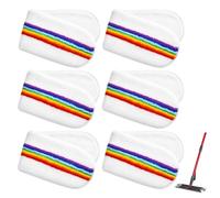 6 Pack Replacement Mop Pads Compatible Vileda H2PrO Floor Mop System
