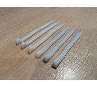 6 Pack Replacement Toothpicks Compatible with Victorinox Swiss Army Knives, 3X Large 50mm and 3X Small 45mm Spares in White PETG, Multi Tool Accessories, Funki 3D, UK Made