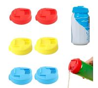 6 Pack Reusable Can Lids,Can Covers for Drinks Cans,Tin C/an Covers Lids,Portable C/an Sealer,Leakproof Press-On Drink Ca/n Co/vers & Tin Ca/n Sealer L/ids for Soda,Fizzy Drinks,Beer and Juice
