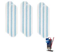 6 Pack Reusable Mop Pads Compatible with O-Cedar/Vileda H2prO System,Microfiber Pads Refills Machine Washable Up to 100 Times Wet Dry Use Suitable for All Floor Types (6 Pack)