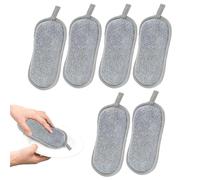 6-Pack Reusable Washing Up Sponge,Eco-Friendly Non-Scratch Cellulose Scrub Sponges Set,Long-Lasting Dish and Multi-Surface Pads Cleaners for Pans Dishes Kitchen Bathroom Cleaning