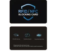 6-Pack RFID Blocking Cards, Anti-Theft Contactless Protection Credit Card Protector RFID/NFC Card Blocker for Credit/Debit Cards ID Passport and Wallet Purse Shield for Men and Women (Blue Black)
