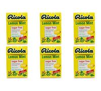 (6 PACK) - Ricola - Lemon Mint SF Lozenges Box | 45g | 6 PACK BUNDLE