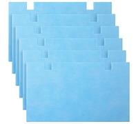 6 Pack RV A/C Replacement Air Filter MERV 6 Rated RV Air Conditioner Filters Compatible with Dometic Duo Therm Air Conditioner 3313107.103 / 3105012.003 Camper AC Filter for Cleaner Air(Blue)